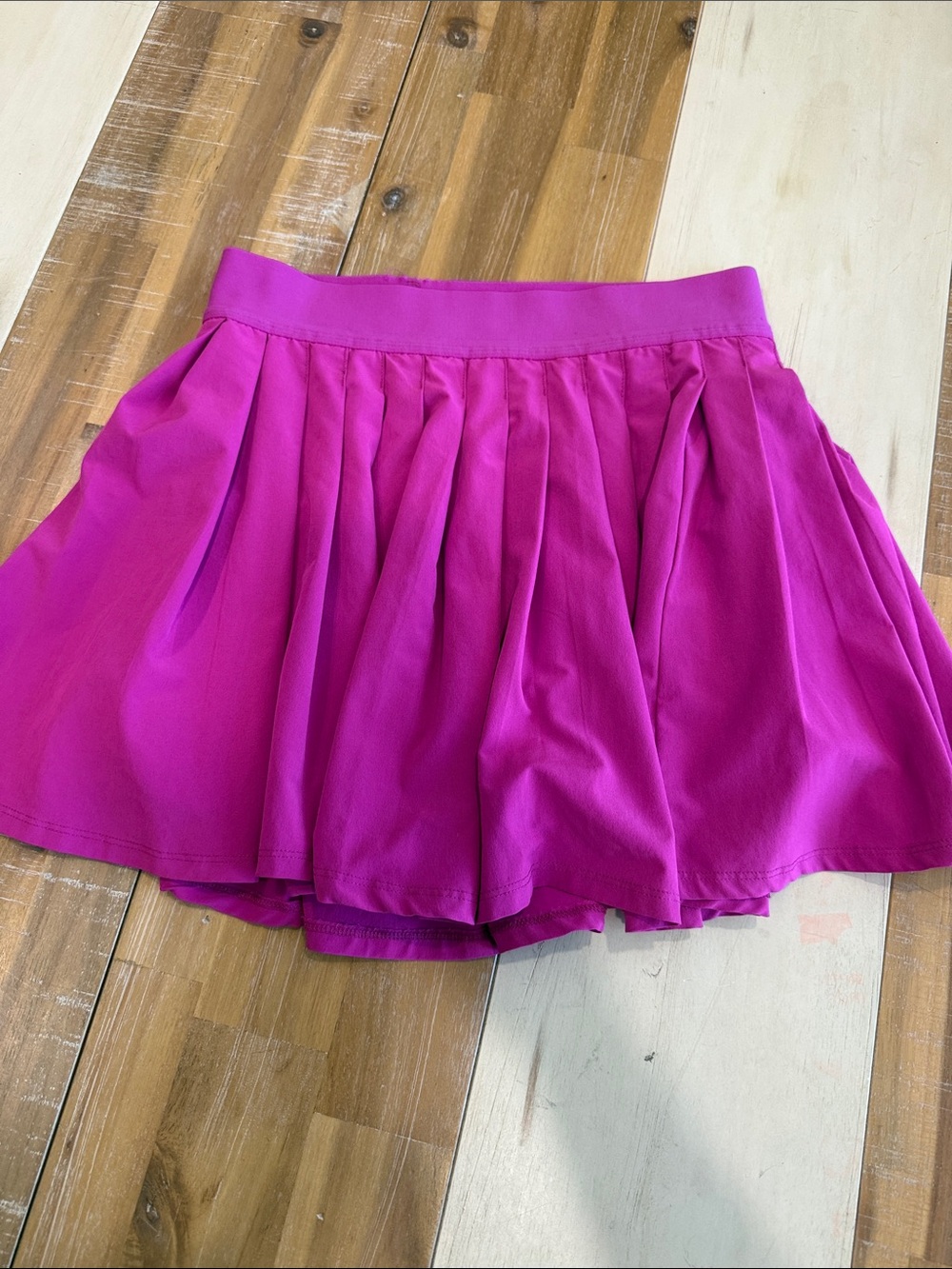 all in motion Bright Fuchsia Pleated Skater Skirt